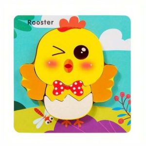 Wooden Rooster Puzzle
