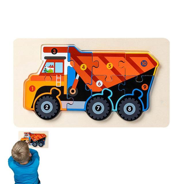 Wooden Truck Puzzle
